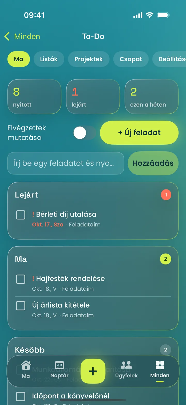 MotionFlow app iPhone-on: To-Do